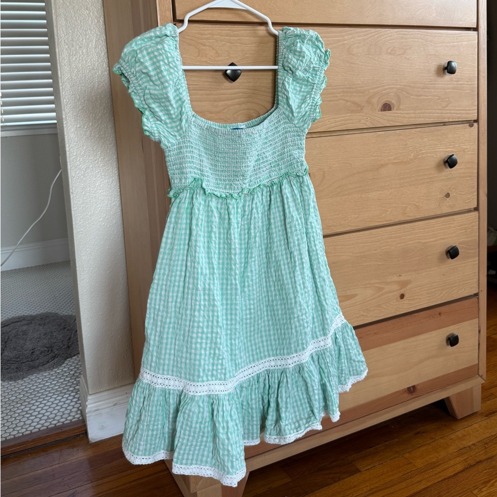 Urban Outfitters Mint Gingham KDress